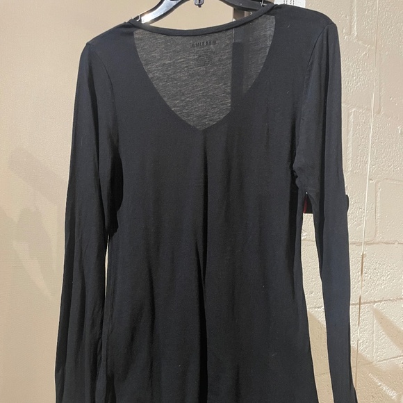 🌟 Minimalist Black Long Sleeve | Mossimo Women’s L | Capsule Wardrobe Essential - Picture 2 of 8